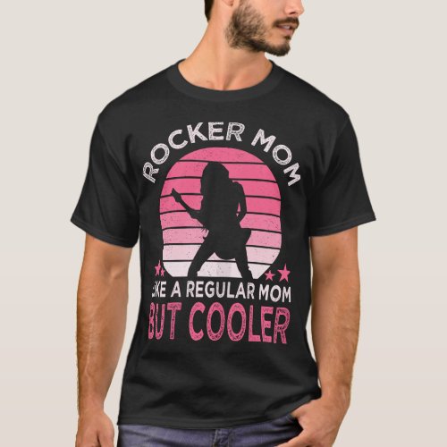 Womens Rock Rocker Mom T_Shirt