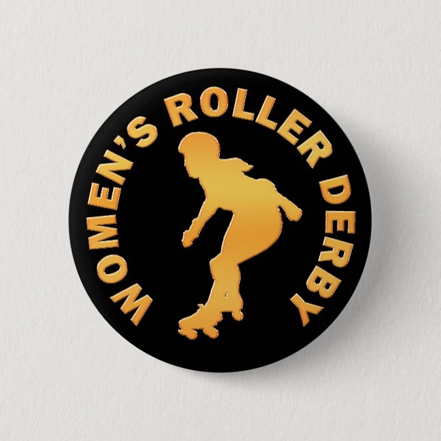 Women's Roller Derby Button (Front)