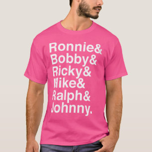 Womens Ronnie Bobby Ricky Mike Ralph Johnny Funny  T-Shirt