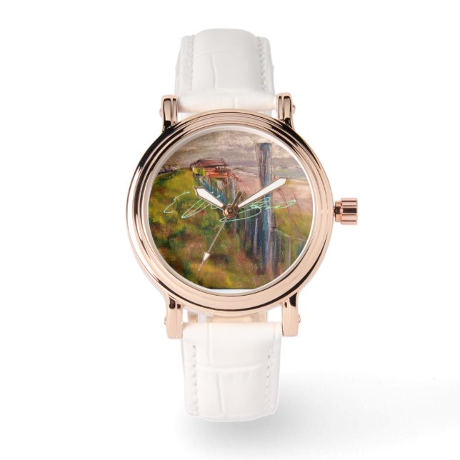 Women's Rose Gold Vintage Watch (Front)