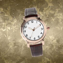 Women's Rose Gold Vintage Watch For Her