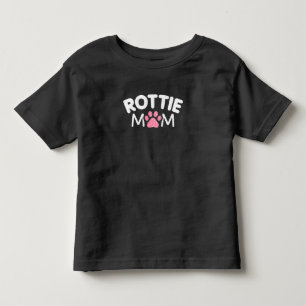 Womens Rottie Mom Apparel Rottweiler Owner Lover Toddler T-shirt