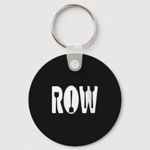 Womens Rowing Paddle Minimalist Crew Team Enthusia Keychain