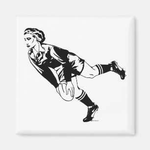 Womens' Rugby Pass Magnet