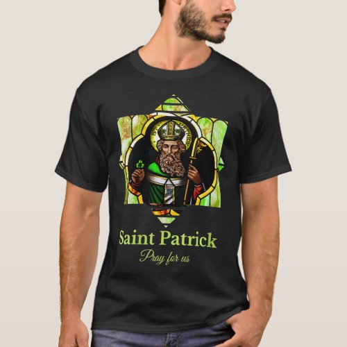 Womens Saint Patrick Pray For Us Ireland Men Women T_Shirt