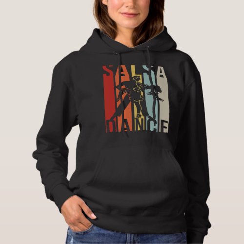 Womens Salsa Dance Vintage Salsa Dancer Hoodie