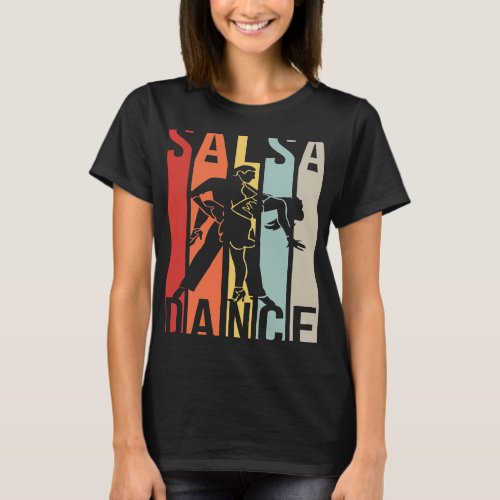 Womens Salsa Dance Vintage Salsa Dancer T_Shirt