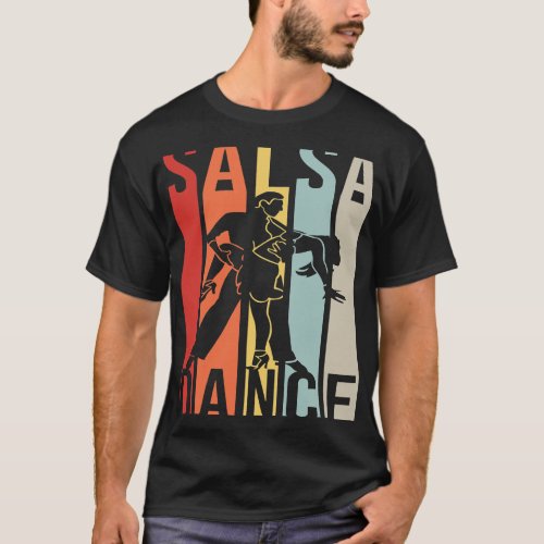 Womens Salsa Dance Vintage Salsa Dancer T_Shirt