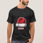 Womens Santa Claus Hat Sarah Christmas Name V Neck T-Shirt