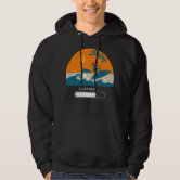 Sweat à Capuche Santa Cruz California Surf Vintage - Design Rétro Coucher De Soleil Et Mouette, Coupe Classique - 8