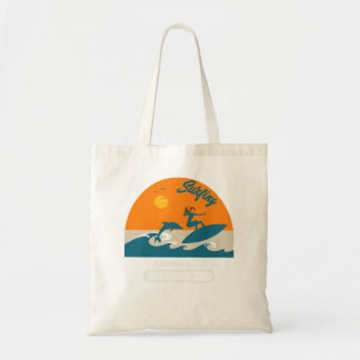 Womens Santa Monica California Beach Retro Vintage Tote Bag