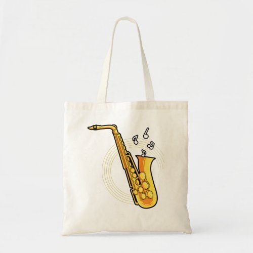 Womens Saxophonist Saxophone Jazz Music Lover Band Tote Bag