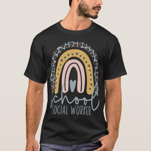Womens School Social Worker For Social Work T_Shirt