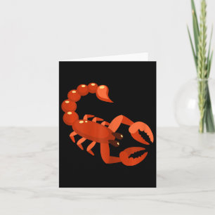 Womens Scorpio Zodiac October November Birthday Au Card