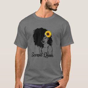 Womens Scorpio Zodiac Sign Astrology October Novem T-Shirt