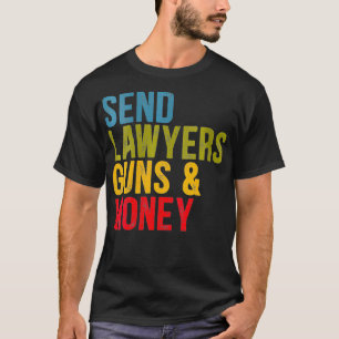 Womens Send Lawyers Guns And Money VNeck  1  T-Shirt