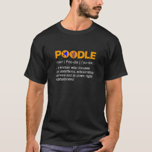 Womens Sgrho Sigma 1922 Poodle Noun Gamma Rho Hand T-Shirt