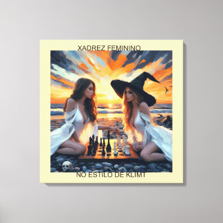 WOMEN'S SHADREZ - On-Screen Printing Canvas Print