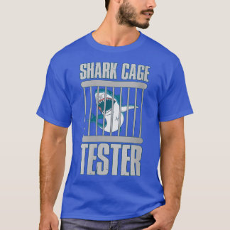 Womens Shark Cage Tester VNeck  T-Shirt