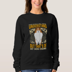 Womens Shetland Sheepdog Sheltie Dog Lover Sweatshirt