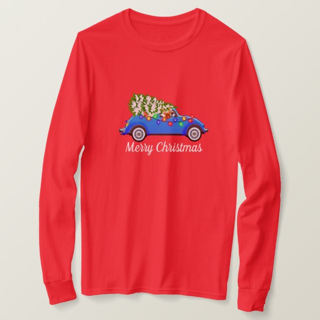 Women's Shirt Holiday Car (Design Front)