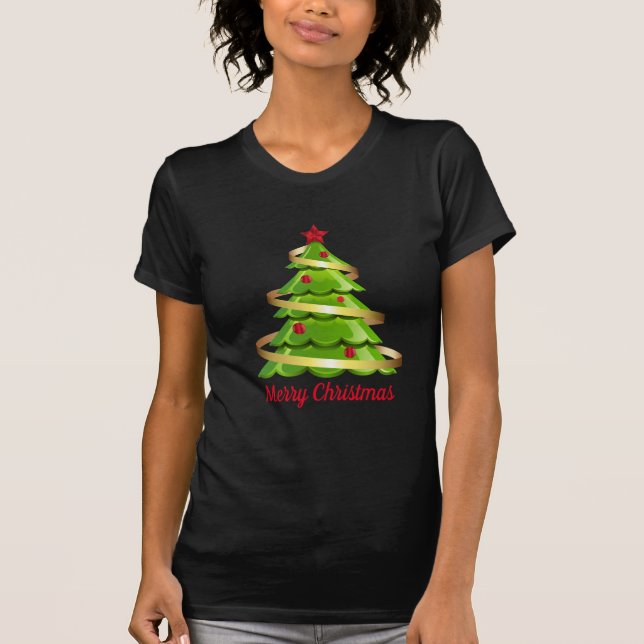 Women's Shirt Holiday Tree (Front)