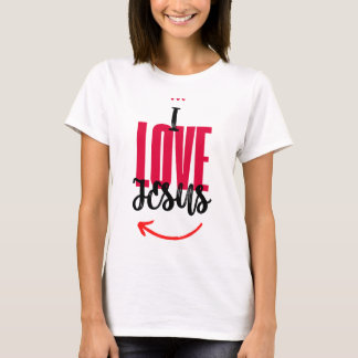 Women's Shirt "I Love Jesus"