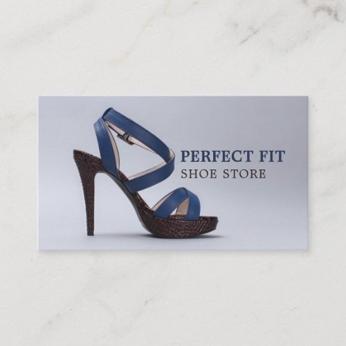 Womens Shoe Womens Clothing Store Business Card