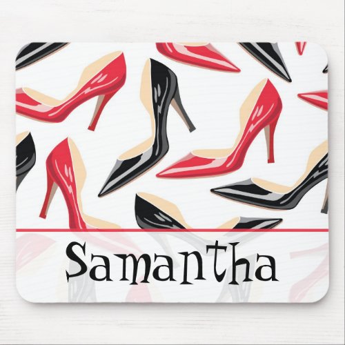 Womens Shoes High Heels Personalized Mousepad