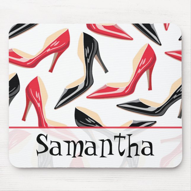 Womens Shoes High Heels Personalized Mousepad (Front)