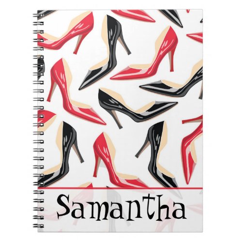 Womens Shoes High Heels Stilletto Spiral Notebook