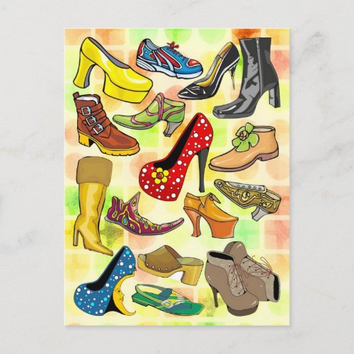 Womens Shoes Postcard