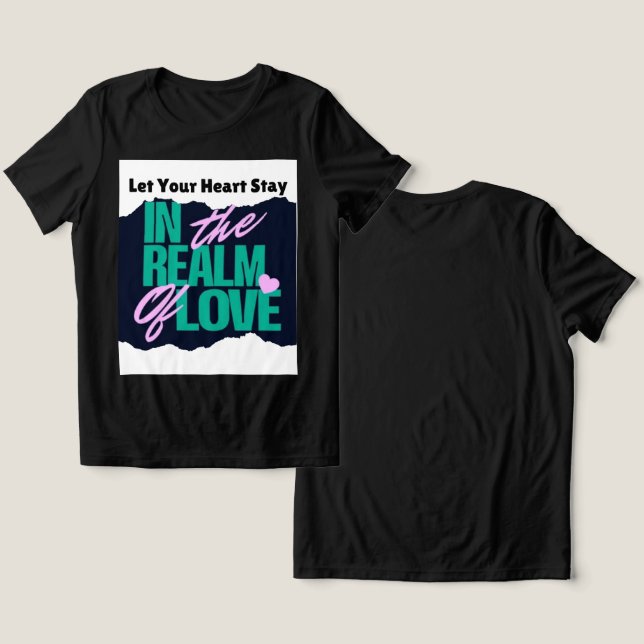 Women's Short Sleeve Cotton Tee Shirt (Design Front & Back)