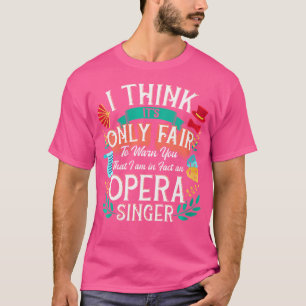 Womens Show Choir Member Design For Opera Singer - T-Shirt
