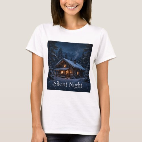 Women's Silent Night Cabin T-Shirt