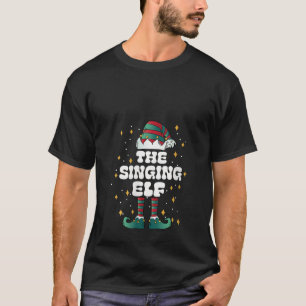 Womens Singing Elf Xmas Group Christmas Matching F T-Shirt