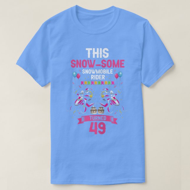 Womens Skimobile Birthday Design for Snowmobile Wi T-Shirt (Design Front)