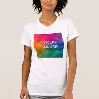 Women's Slim Fit Tee Shirt Elegant Modern Template