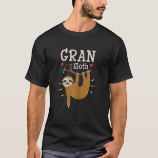 Womens Sloth Graphic Humor Zoo Animal Gran T-Shirt