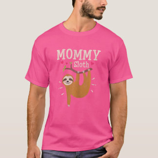 Womens   Sloth Graphic Humor Zoo Animal   Mommy T-Shirt