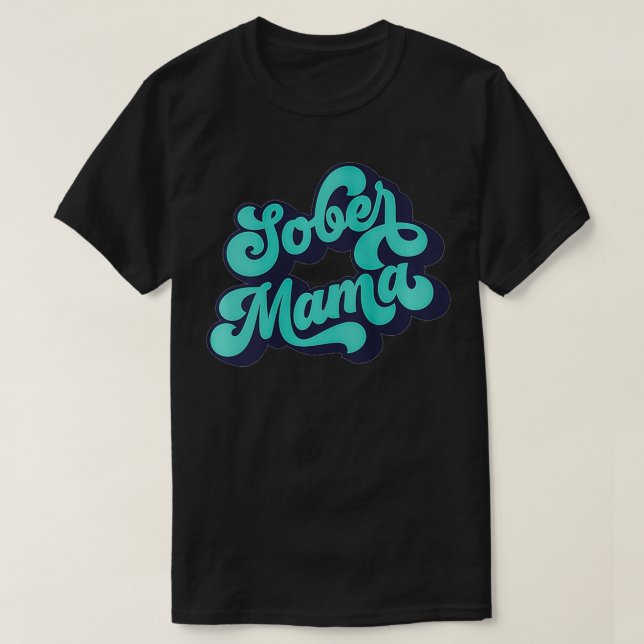 Womens Sober Mama Quote Normalize Sobriety Tank To (Design Front)