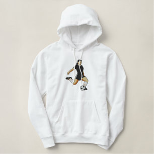 Womens Soccer Embroidered Hoody