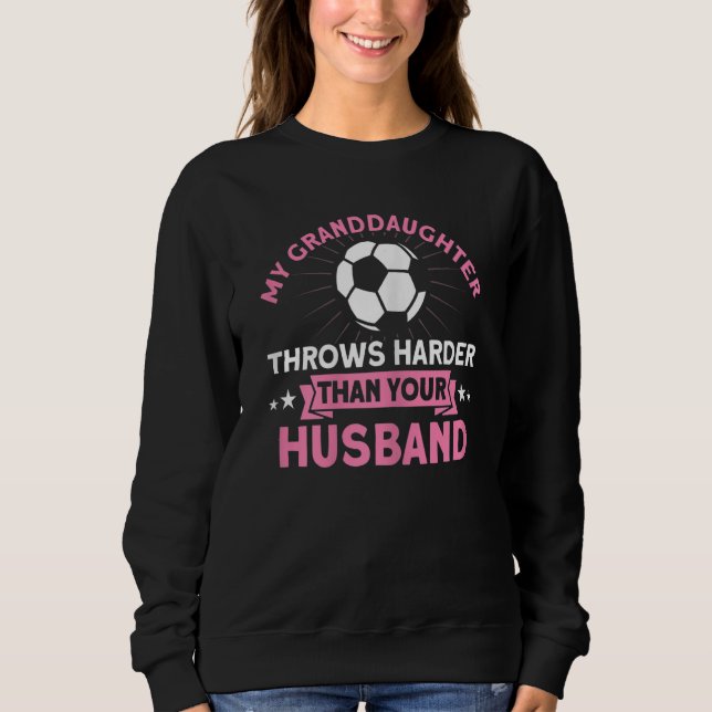 Womens Soccer Grandma Women Family Matching Team P Sweatshirt (Front)