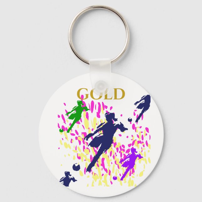 WOMENS SOCCER  KEYCHAIN (Front)