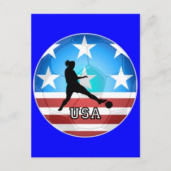 Womens Soccer Postcard by sportsboutique at Zazzle