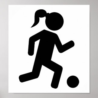 Women's soccer poster