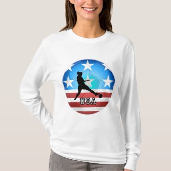 Womens Soccer T-shirt by sportsboutique at Zazzle