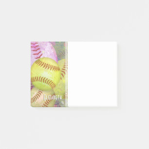 Women's Softball Post-it Notes