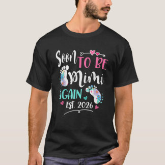 Womens Soon to be Mimi Again 2026 Mother s Day T-Shirt