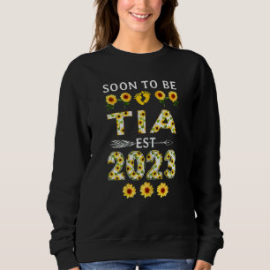 Womens Soon To Be Tia 2023 Sunflower New Tia Sweatshirt